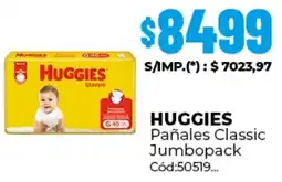 Diarco Huggies pañales classic jumbopack oferta