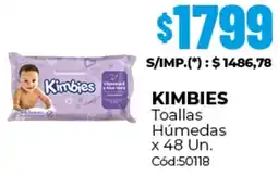Diarco Kimbies toallas húmedas oferta