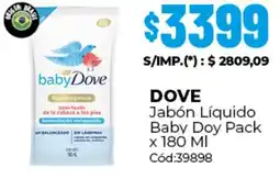 Diarco Dove jabón líquido baby doy pack oferta