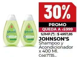 Diarco Johnson's shampoo y acondicionador oferta