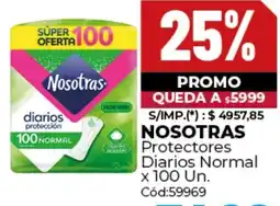 Diarco Nosotras protectores diarios normal oferta