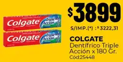 Diarco Colgate dentifrico triple acción oferta