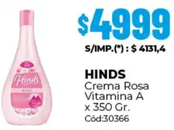 Diarco Hinds crema rosa vitamina A oferta