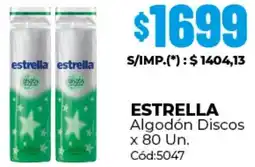 Diarco Estrella algodón discos oferta