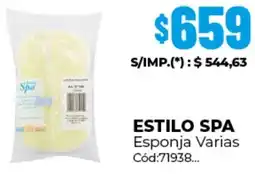 Diarco Estilo spa esponja varias oferta