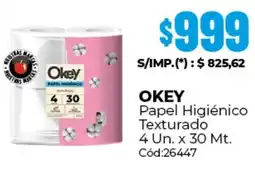 Diarco Okey papel higiénico texturado oferta