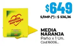 Diarco Media naranja paño oferta