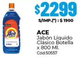 Diarco Ace jabón líquido clásico botella oferta