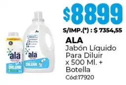 Diarco Ala jabón líquido para diluir + botella oferta