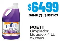 Diarco Poett limpiador líquido oferta
