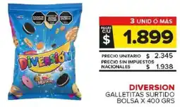 Carrefour Maxi Diversion galletitas surtido bolsa oferta