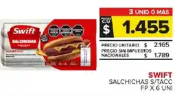 Carrefour Maxi Swift salchichas s/tacc fp oferta