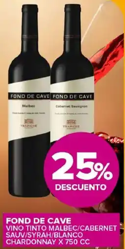 Carrefour Maxi Fond de cave vino tinto malbec/cabernet chardonnay oferta