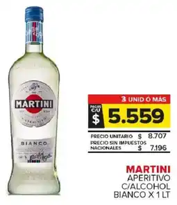 Carrefour Maxi Martini aperitivo c/alcohol bianco oferta