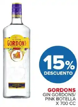 Carrefour Maxi Gordons gin gordons/ pink botella oferta