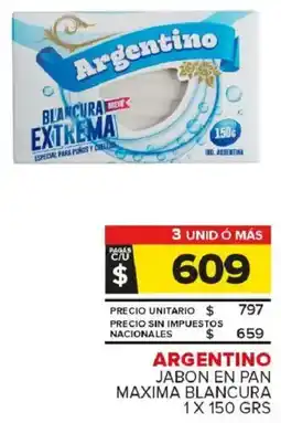Carrefour Maxi Argentino abon en pan maxima blancura oferta