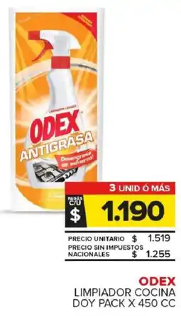 Carrefour Maxi Odex limpiador cocina doy pack oferta