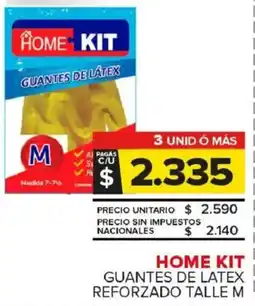 Carrefour Maxi Home kit guantes de latex reforzado oferta