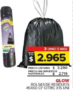 Carrefour Maxi Glow bolsas de residuos oferta