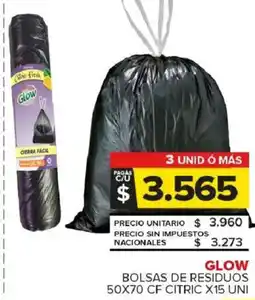 Carrefour Maxi Glow bolsas de residuos oferta