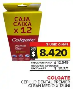 Carrefour Maxi Colgate cepillo dental premier clean medio oferta
