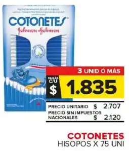 Carrefour Maxi Cotonetes hisopos oferta