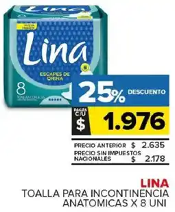 Carrefour Maxi Lina toalla para incontinencia anatomicas oferta