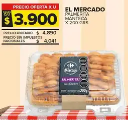 Carrefour Maxi El mercado palmerita manteca oferta