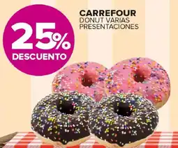 Carrefour Maxi Carrefour donut varias presentaciones oferta