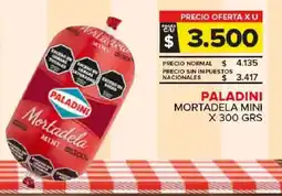 Carrefour Maxi Paladini mortadela mini oferta