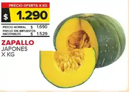 Carrefour Maxi Zapallo japones oferta