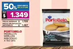 Carrefour Maxi Portobelo medallon merluza rebozado oferta