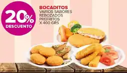 Carrefour Maxi Bocaditos varios sabores rebozados prefritos oferta