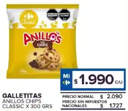 Carrefour Maxi Anillos chips galletitas classic oferta