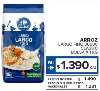 Arroz largo fino 00000 classic bolsa