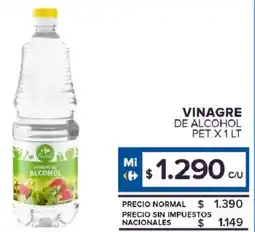 Carrefour Maxi Vinagre de alcohol pet oferta