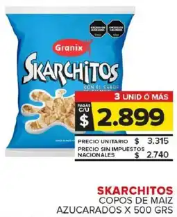 Carrefour Maxi Skarchitos copos de maiz azucarados oferta