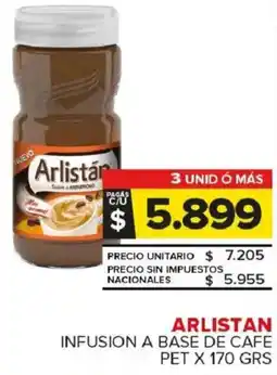 Carrefour Maxi Arlistan infusion a base de cafe pet oferta