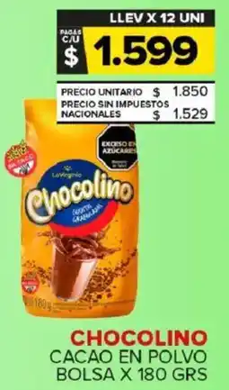 Carrefour Maxi Chocolino cacao en polvo bolsa oferta