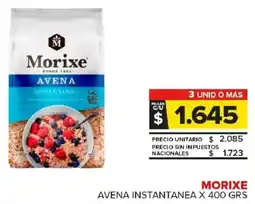 Carrefour Maxi Morixe avena instantanea oferta