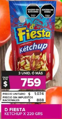 Carrefour Maxi D fiesta ketchup oferta
