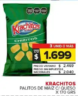 Carrefour Maxi Krachitos palitos de maiz c/ queso oferta