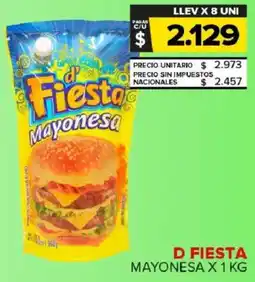 Carrefour Maxi D fiesta mayonesa oferta