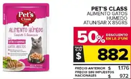 Carrefour Maxi Pet's class alimento gatos humedo atun/sar oferta
