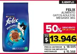 Carrefour Maxi Felix alimento gatos adultos megamix oferta