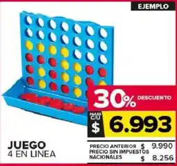 Carrefour Maxi Juego 4 en linea oferta