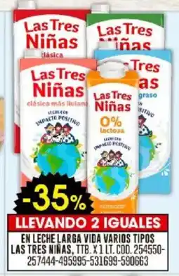 Coto Las tres niñas en leche larga vida varios tipos ttb. oferta