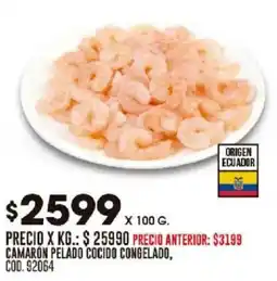 Coto Camaron pelado cocido congelado oferta