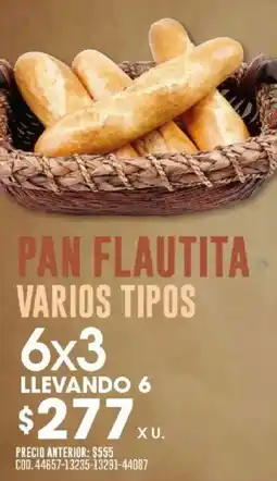 Coto Pan flautita varios tipos oferta