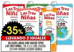 Coto Las tres niñas en leche larga vida varios tipos oferta